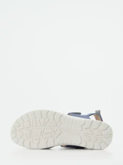 Damen Solidus – Komfortsandalen aus Nubukleder jeans