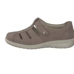 Damen Solidus – Komfortschuh aus Nubukleder in Taupe