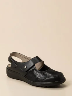 – Komfort-Slingback aus Glattleder*Solidus Hot