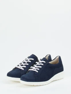 Damen Solidus – Komfort-Sneaker aus Nubukleder marine