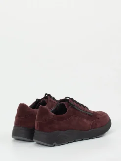 – Komfort-Sneaker aus Veloursleder bordeaux*Solidus