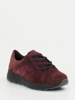 – Komfort-Sneaker aus Veloursleder bordeaux*Solidus Hot