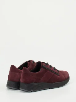 – Komfort-Sneaker aus Veloursleder bordeaux*Solidus Hot