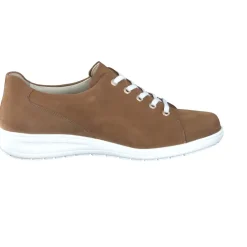 Damen Solidus – Komfort-Sneaker aus Nubukleder cognac
