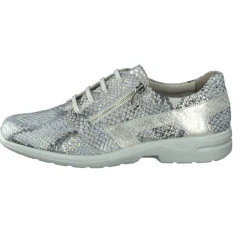 – Komfort-Sneaker aus Reptilleder silbergrau*Solidus Sale