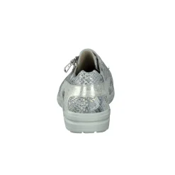 – Komfort-Sneaker aus Reptilleder silbergrau*Solidus Sale