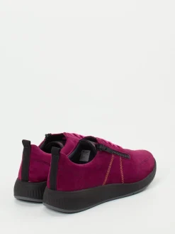 – Komfort-Sneaker aus Veloursleder Beeren*Solidus Outlet