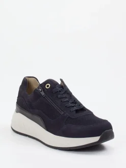 Herren Solidus – Komfort-Sneaker aus Veloursleder Dunkel