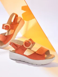 Damen Solidus – Sandale aus Nubukleder