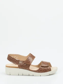 Damen Solidus – Sandalette aus Flechtleder mittel