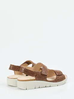 Damen Solidus – Sandalette aus Flechtleder mittel