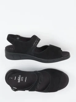 – Sandalette aus Nubukleder*Solidus Discount