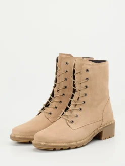 – Schnürboots aus Veloursleder*Solidus Discount