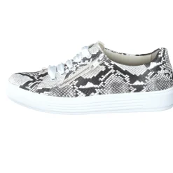 Damen Solidus – Schnürschuh aus geprägtem Leder