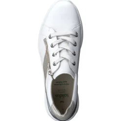 Damen Solidus – Schnürschuh aus Kalbleder mit Reißverschluss