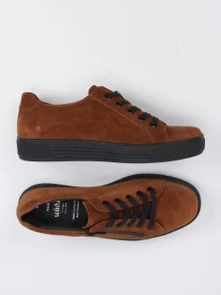 Damen Solidus – Schnürsneaker aus Veloursleder