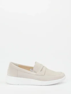 – Slipper aus Veloursleder in Cremebeige*Solidus