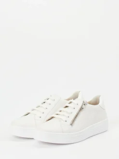 Damen Solidus – Sneaker aus Kalbleder in Offwhite