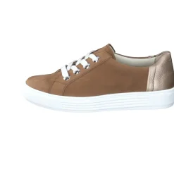 – Sneaker aus Nubukleder mit Metallic-Ferse*Solidus Discount