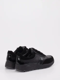 Damen Solidus – Sneaker aus Velourleder und Glattleder