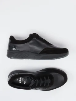 Damen Solidus – Sneaker aus Velourleder und Glattleder