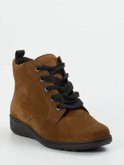 Damen Solidus – Stiefeletten aus Nubukleder in