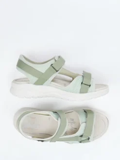 – Trekkingsandale aus Textil in Salbei*Solidus Hot