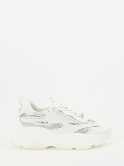 Damen Steve Madden – Chunky Sneaker aus Metallicleder