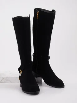 Damen Steve Madden – Kniehohe Stiefel aus Veloursleder