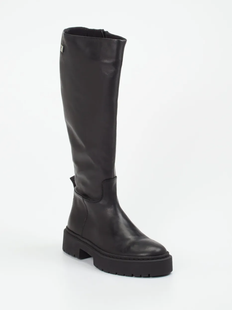 Damen Steve Madden – Kniehohe Stiefel aus Glattleder