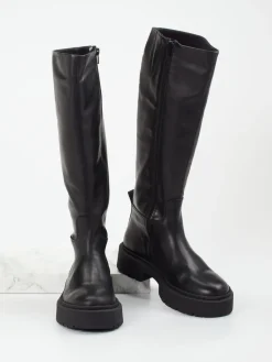 Damen Steve Madden – Kniehohe Stiefel aus Glattleder