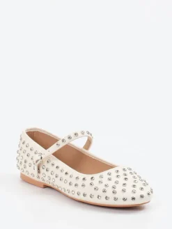 – Mary Jane Ballerinas aus Lederimitat creme*Steve Madden Sale