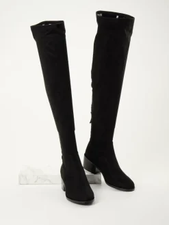 – Overknee-Stiefel aus Stretchvelours*Steve Madden Best