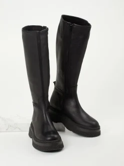 Damen Steve Madden – Plateau-Stiefel aus Kalbleder