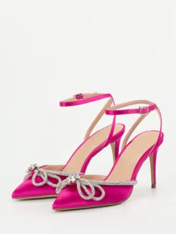 – Pumps aus Satin in Fuchsia*Steve Madden Hot