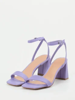 Damen Steve Madden – Sandaletten aus Lederimitat in Flieder