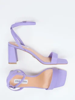 Damen Steve Madden – Sandaletten aus Lederimitat in Flieder