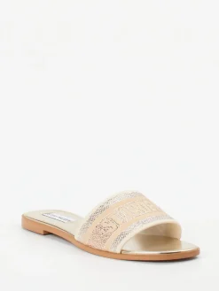 – Slides aus Textil mit Glitzerbesatz*Steve Madden New