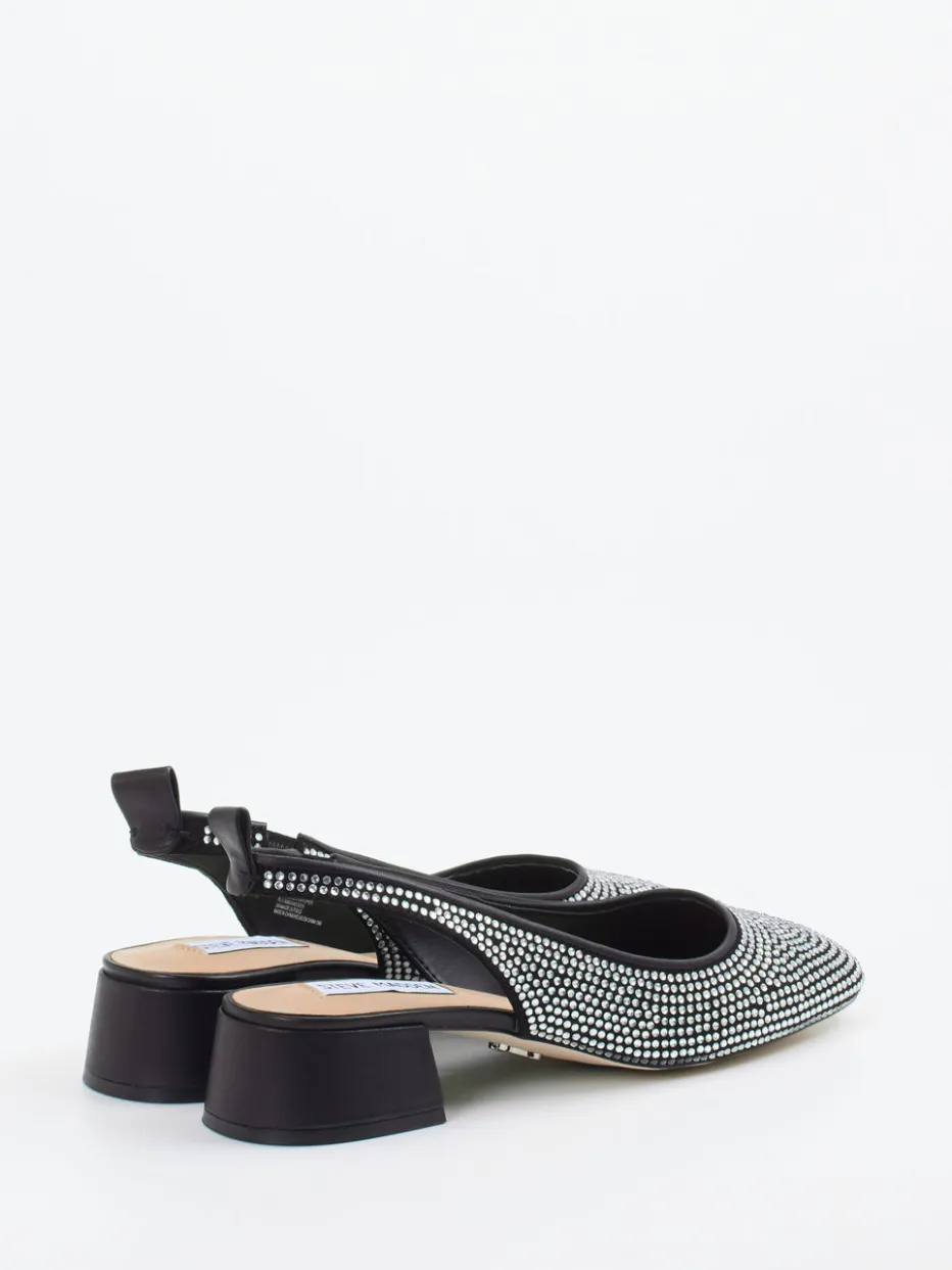 – Slingback-Pumps aus Textil mit Strassbesatz*Steve Madden Clearance