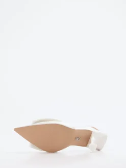 Damen Steve Madden – Slingpumps aus Textil in Satinoptik