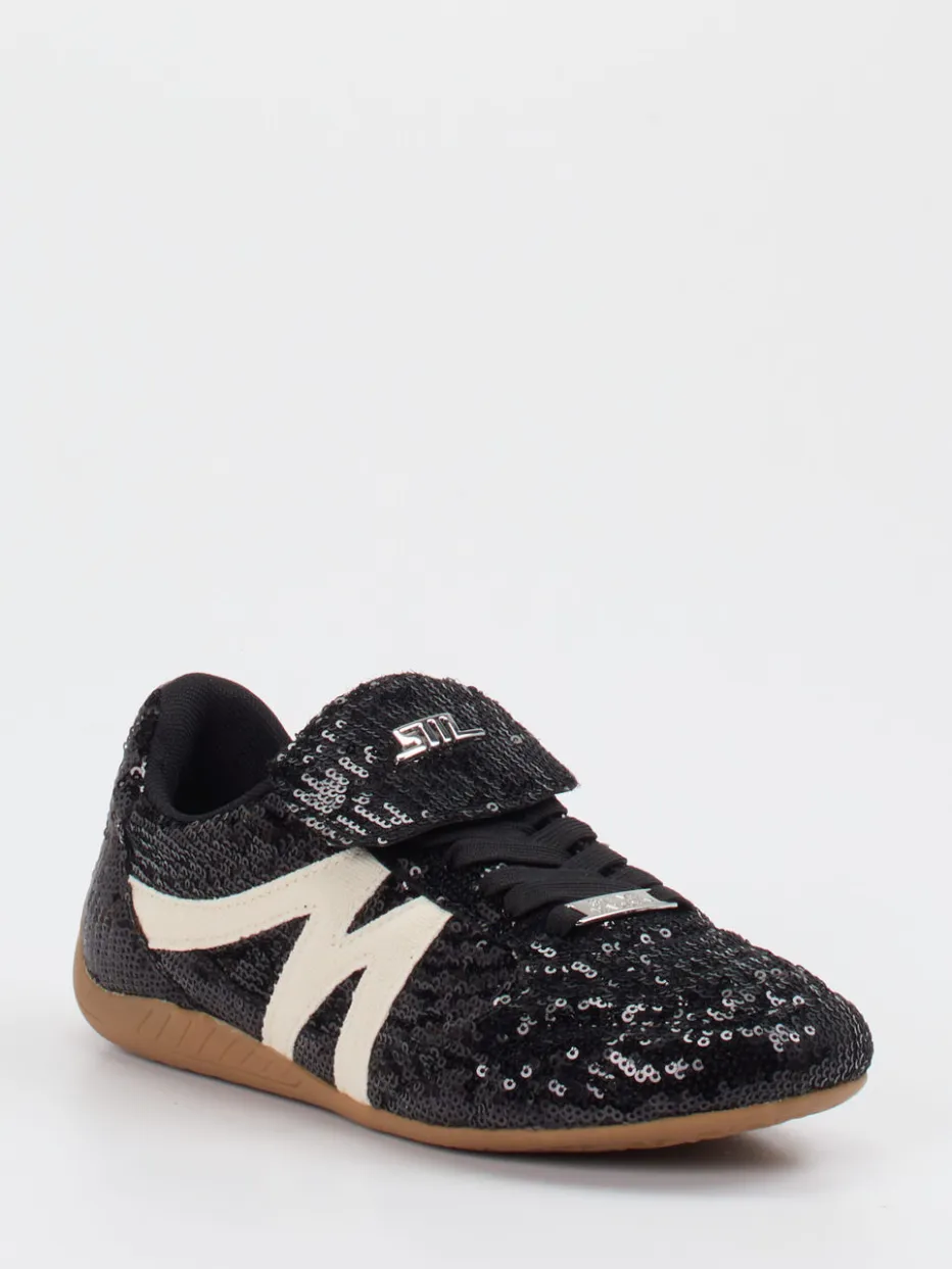 – Sneaker aus Textil mit Paillettenbesatz*Steve Madden New