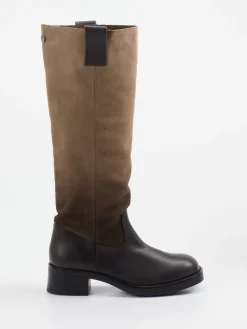 – Stiefel aus Velourleder und Glattleder*Steve Madden