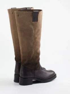 – Stiefel aus Velourleder und Glattleder*Steve Madden