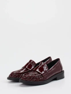 – Loafer aus Lackleder in Bordeaux*Strategia Sale
