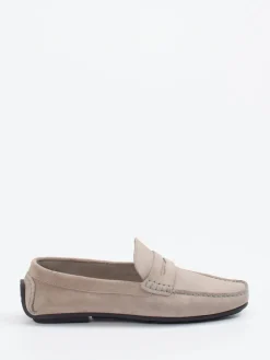 – Loafer aus Veloursleder sandbeige*Studio Mode Clearance