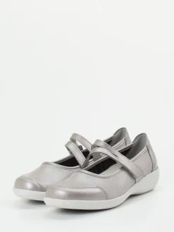 Damen Stuppy – Mary Jane aus Stretch mit Metallic-Finish