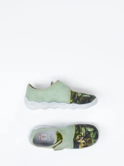 – Hausschuh aus Textil mit Dino-Print*Superfit Clearance