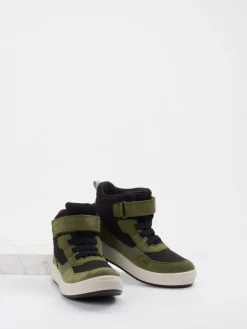 – High-Top Sneaker aus Nubukleder oliv*Superfit Hot