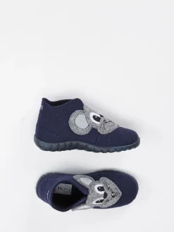 – Kinderhausschuh aus Wolle Dunkel*Superfit Hot