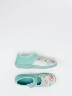 – Kinder-Hausschuh aus Textil mintgrün*Superfit Sale